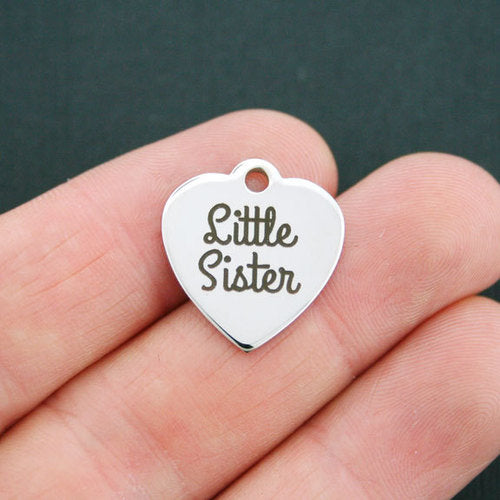 Little Sister Stainless Steel Charms - BFS011-0685