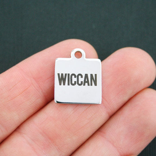 Wiccan Stainless Steel Charms - BFS013-0688
