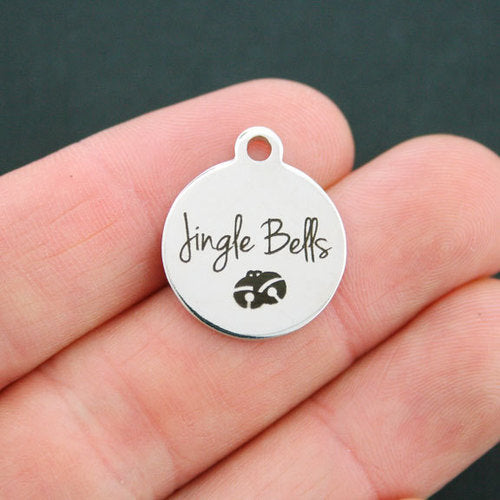 Jingle Bells Stainless Steel Charms - BFS001-0699