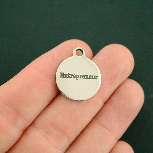 Entrepreneur Stainless Steel Charms - BFS001-0703