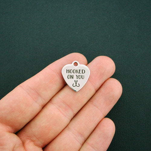 Hooked On You Stainless Steel Charms - BFS011-0711