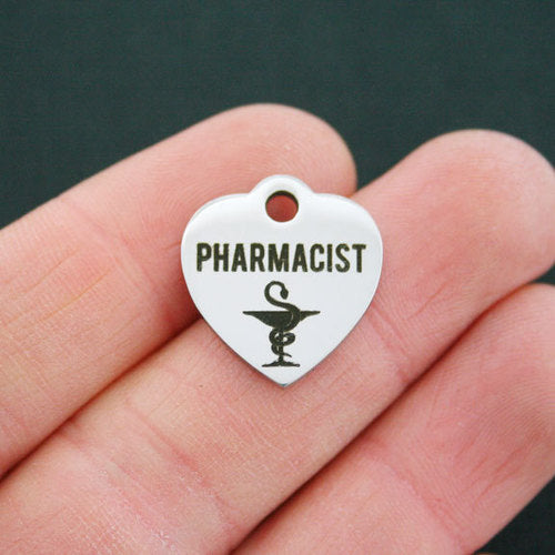 Pharmacist Stainless Steel Charms - BFS011-0746