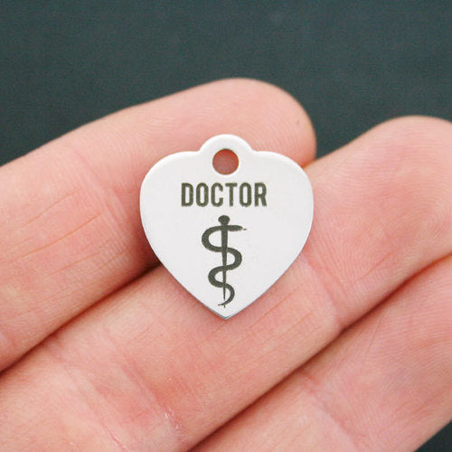Doctor Stainless Steel Charms - BFS011-0750