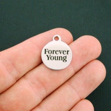 Forever Young Stainless Steel Charms - BFS001-0771