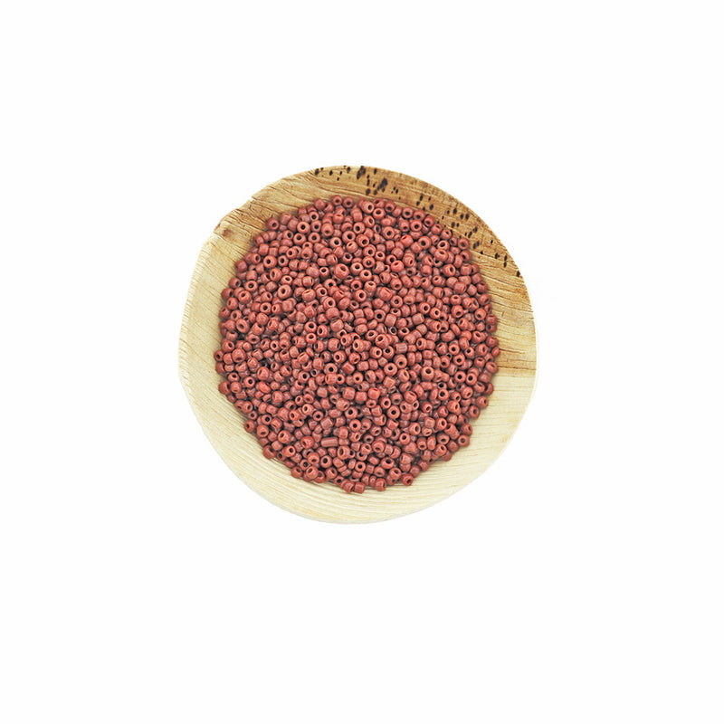 Perles de Verre Rocailles 8/0 3mm - Marron - 50g 1000 Perles - BD2233