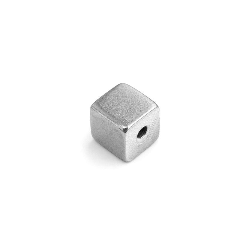 SALE Cube Stamping Blanks- ImpressArt SoftStrike Premium Pewter - 3/8" x 3/8" x 3/8" - 2 Blanks - 40% OFF! - AA111