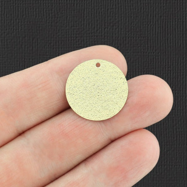 4 Tropical Floral Gold Tone Shimmer Enamel Charms - E234