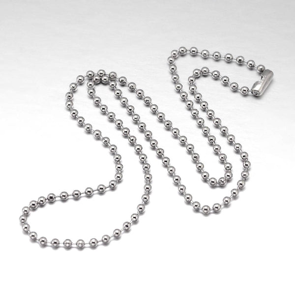 Stainless Steel Ball Chain Bracelets 8" - 1.5mm - 2 Bracelets - N219