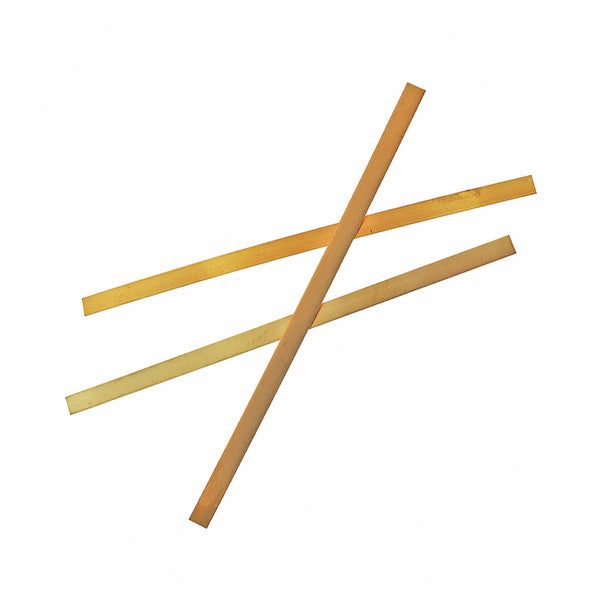 VENTE Rectangle Strip Stamping Blanks - ImpressArt Brass - 1/4 "x 6" - 10 Tags - 40% OFF! -AA207