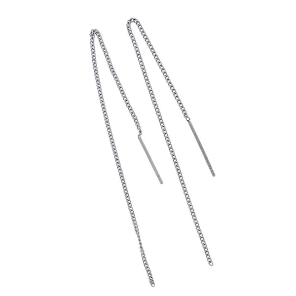 Stainless Steel Threader Earring - 85mm - 2 Pieces 1 Pair - ER621