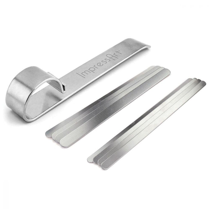 VENTE Cuff Bracelet Bending Bar Kit - ImpressArt - 7 flans en aluminium inclus - 40 % de réduction ! -AA080