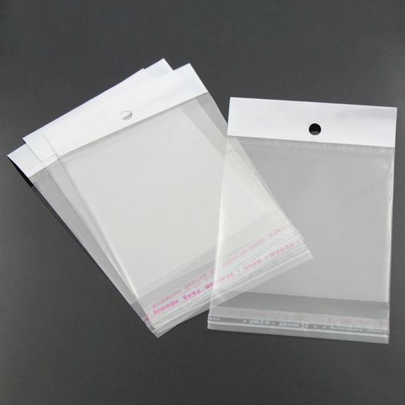 100 Sacs Cellophane 110mm x 70mm Joint Auto-Adhésif - TL012