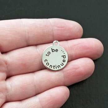 To Be Continued... Stainless Steel Charms - BFS001-0002