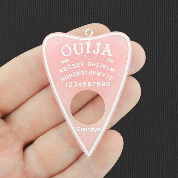 Pink Ouija Board Planchette Resin Charm - K312