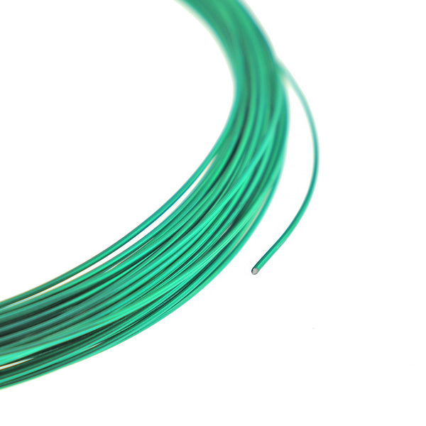 Bulk Green Beading Wire 16.25ft - 1mm - AW020