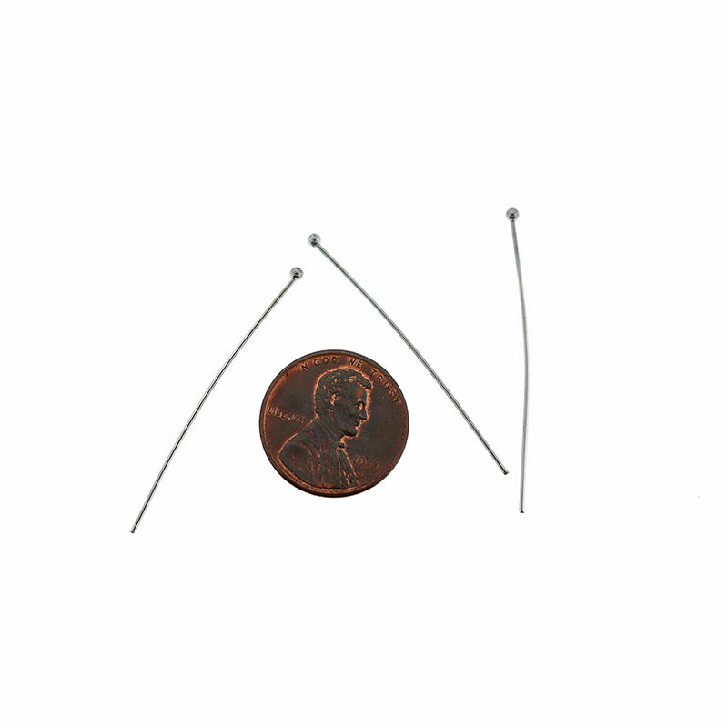Stainless Steel Ball Head Pins - 40mm - 20 Pins - PIN078