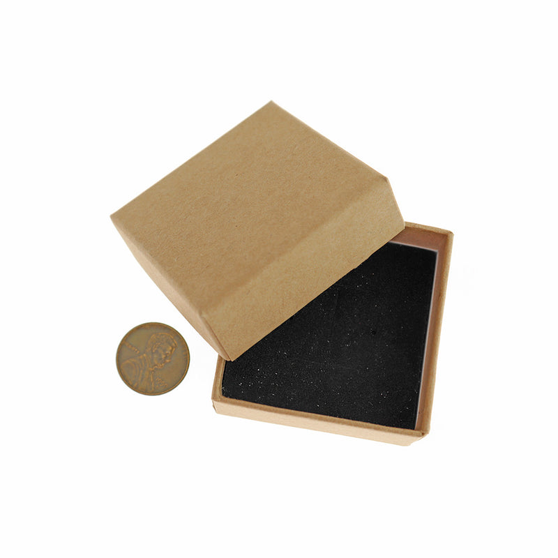Brown Jewelry Box - 5cm x 5cm - 1 Piece - TL241