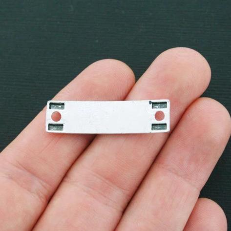 4 breloques de ton argent antique de connecteur de soeur - SC4302