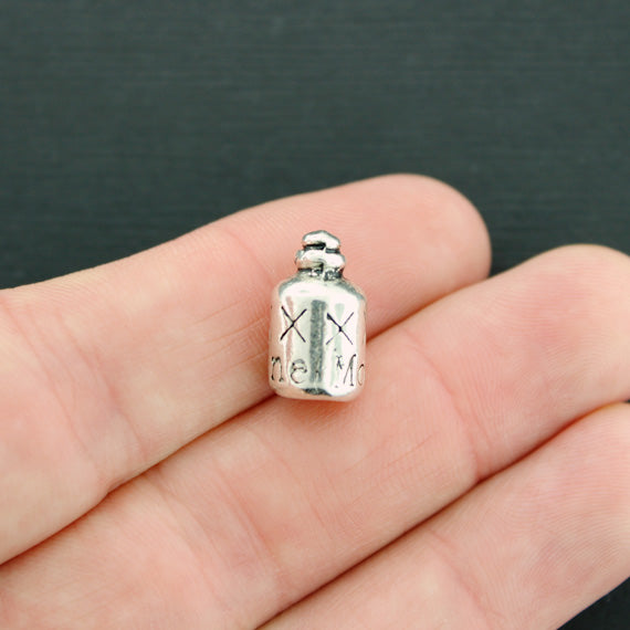 4 Moonshine Jug Antique Silver Tone Charms 3D - SC6982