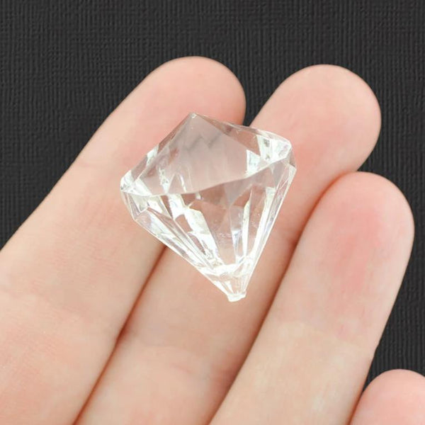 VENTE 2 Diamants Acrylique Charms 3D - K190