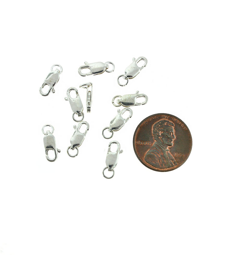 Sterling Silver Lobster Clasp 11mm x 5mm - 1 Clasp - ST008