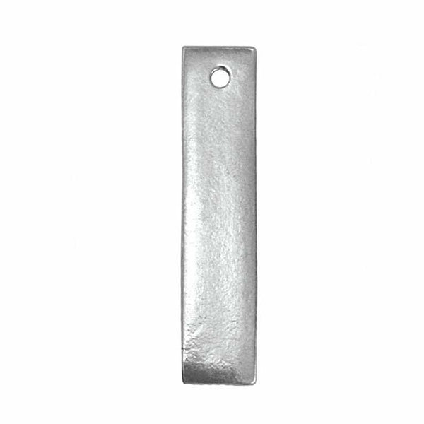 SALE Rectangle Bar Stamping Blanks - ImpressArt SoftStrike Premium Pewter - 1 1/2" x 5/16" - 2 Tags - 40% OFF! - AA119