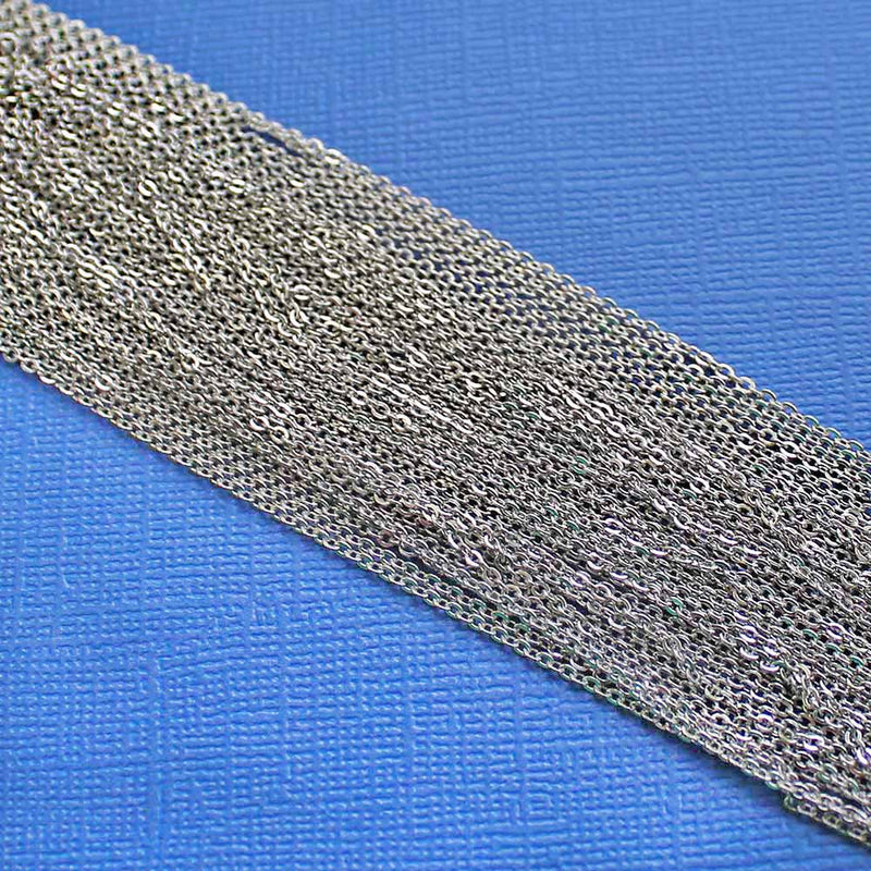 BULK Stainless Steel Cable Chain 32ft - 1.2mm - FD169