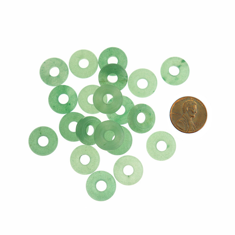 Natural Green Aventurine Gemstone Ring 3D - GEM175