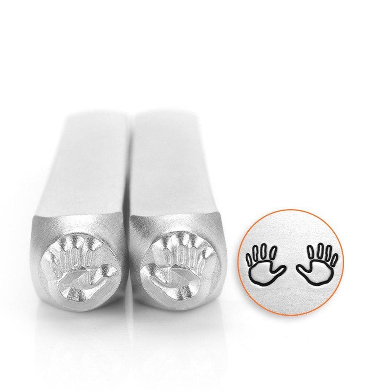 SALE Hand Print Steel Stamping Tools - Set of 2 - ImpressArt - 40% OFF! - AA048