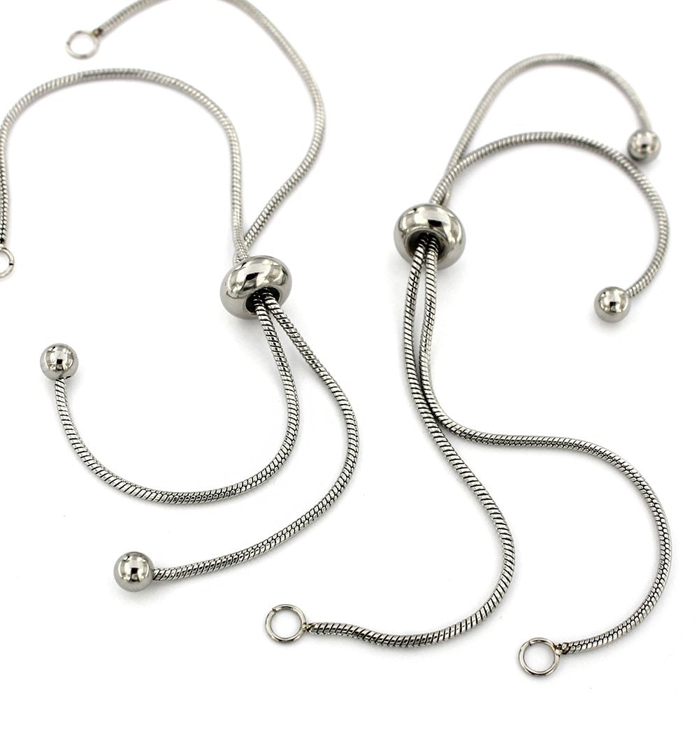 Necklace extender, Stainless steel chain extender, Adjustable bracelet