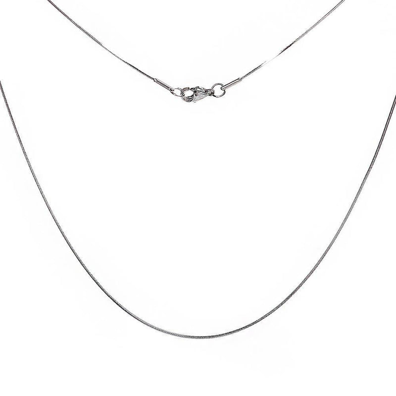 Collier Chaîne Serpent en Acier Inoxydable 18" - 1mm - 1 Collier - N387