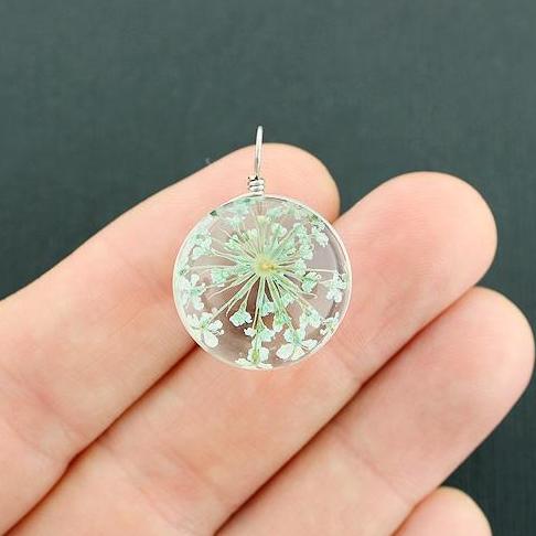 Wish Pendant Glass Charm - Z607